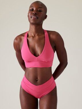 Pink Athleta Bikini Sz L